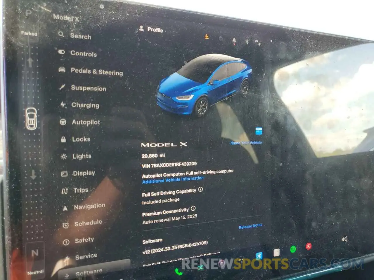 9 Фотография поврежденного автомобиля 7SAXCDE51RF439209 TESLA MODEL X 2024