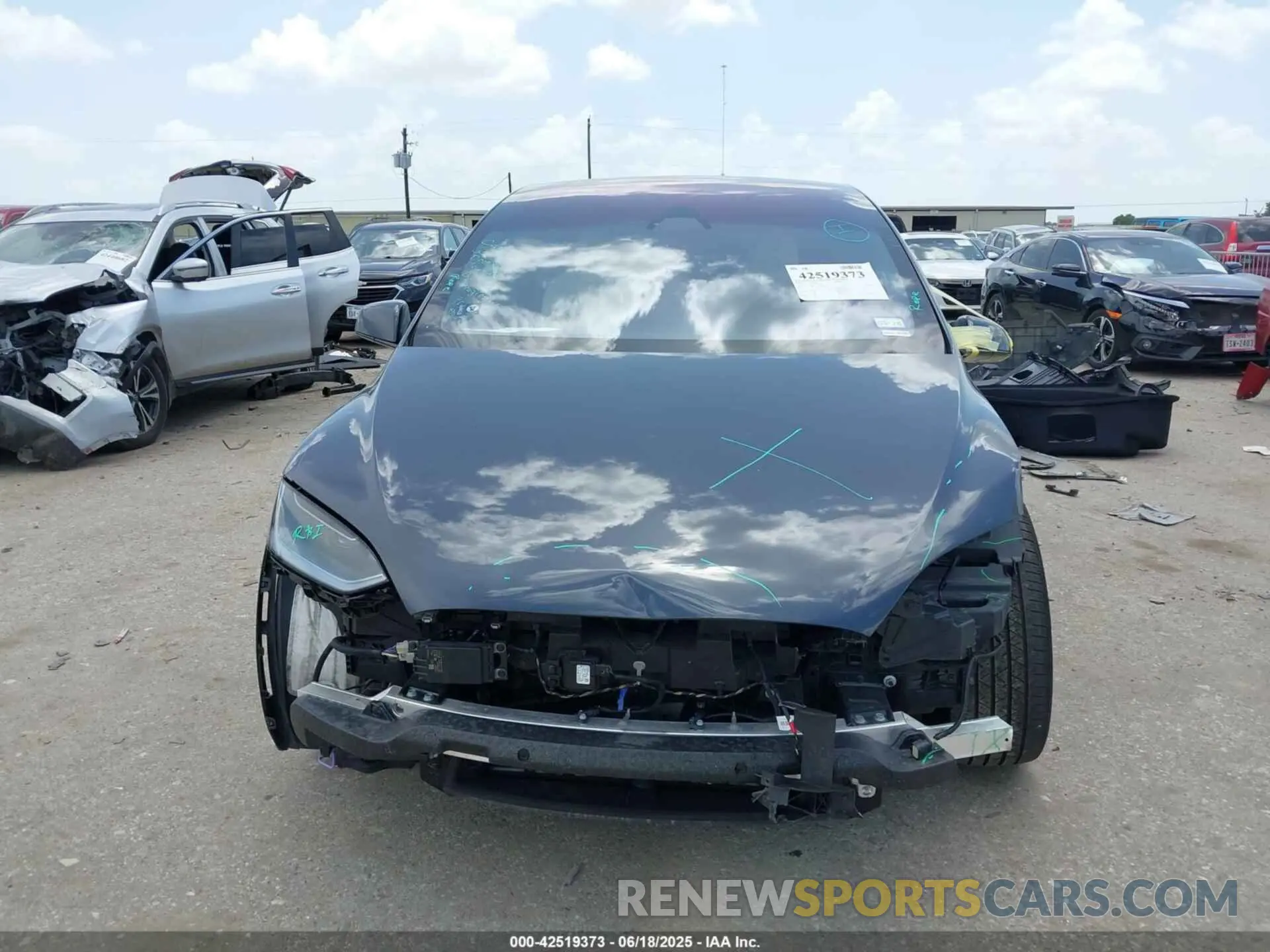 12 Фотография поврежденного автомобиля 7SAXCDE52RF446170 TESLA MODEL X 2024