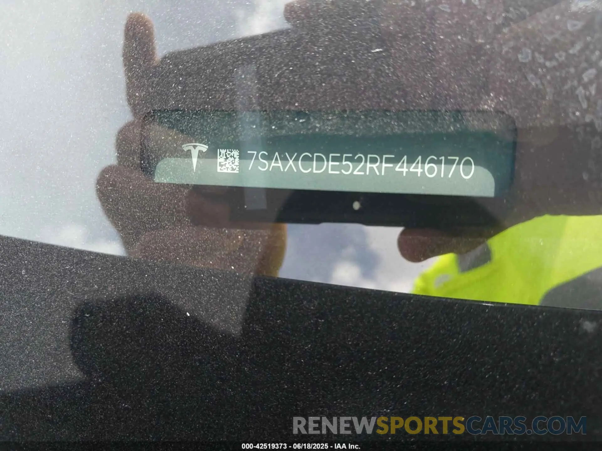 9 Фотография поврежденного автомобиля 7SAXCDE52RF446170 TESLA MODEL X 2024