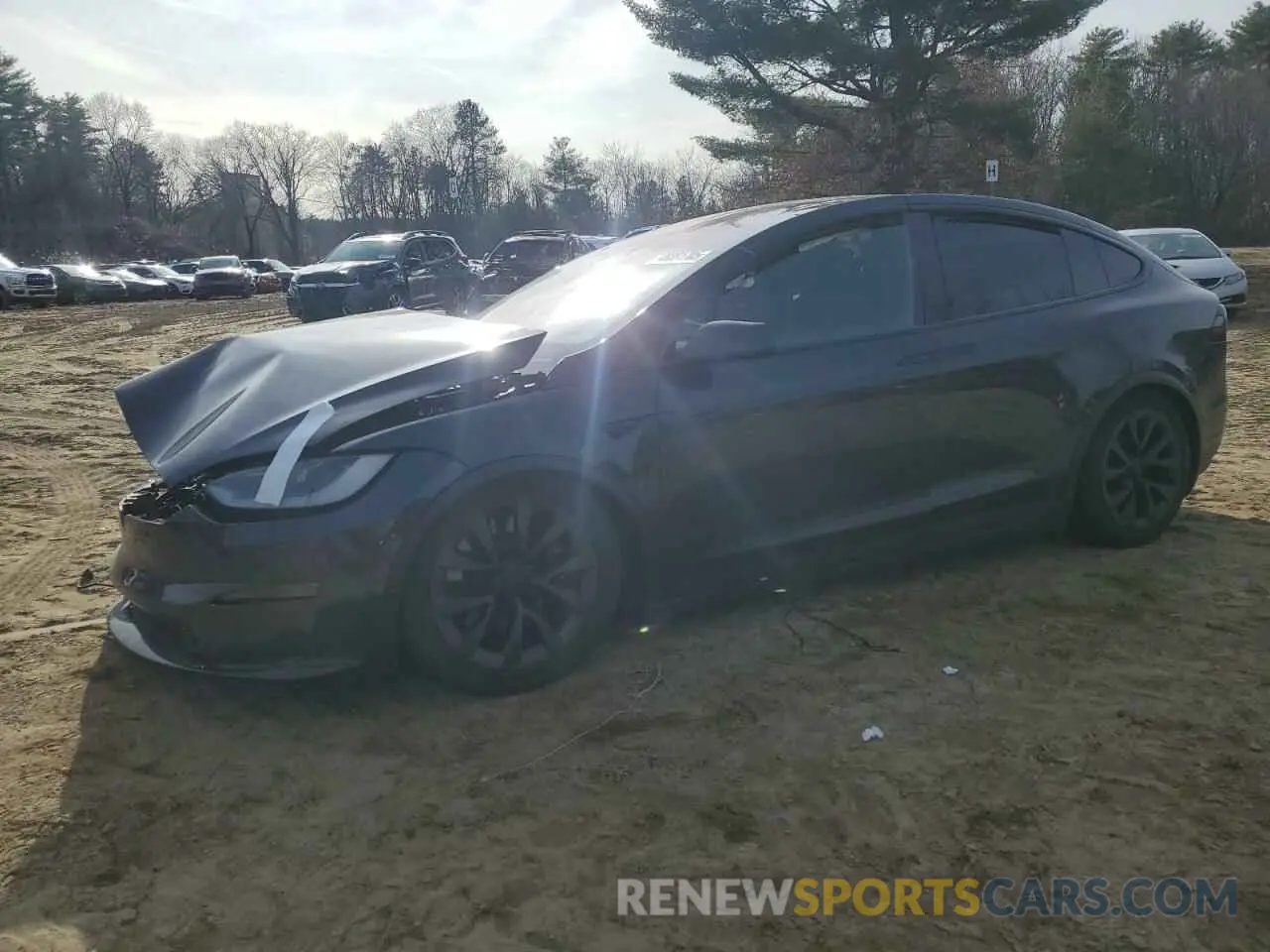 1 Фотография поврежденного автомобиля 7SAXCDE52RF449280 TESLA MODEL X 2024