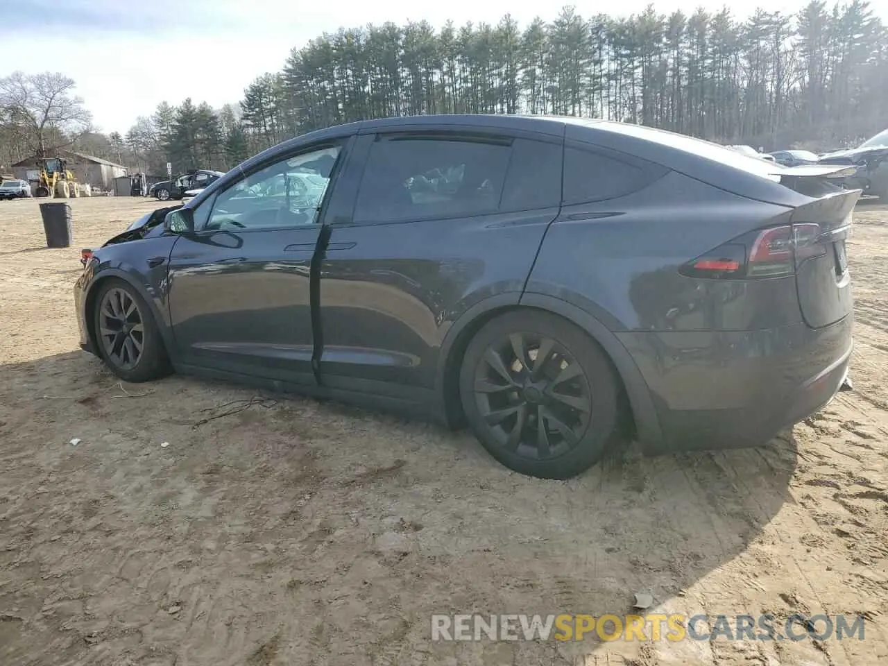 2 Фотография поврежденного автомобиля 7SAXCDE52RF449280 TESLA MODEL X 2024