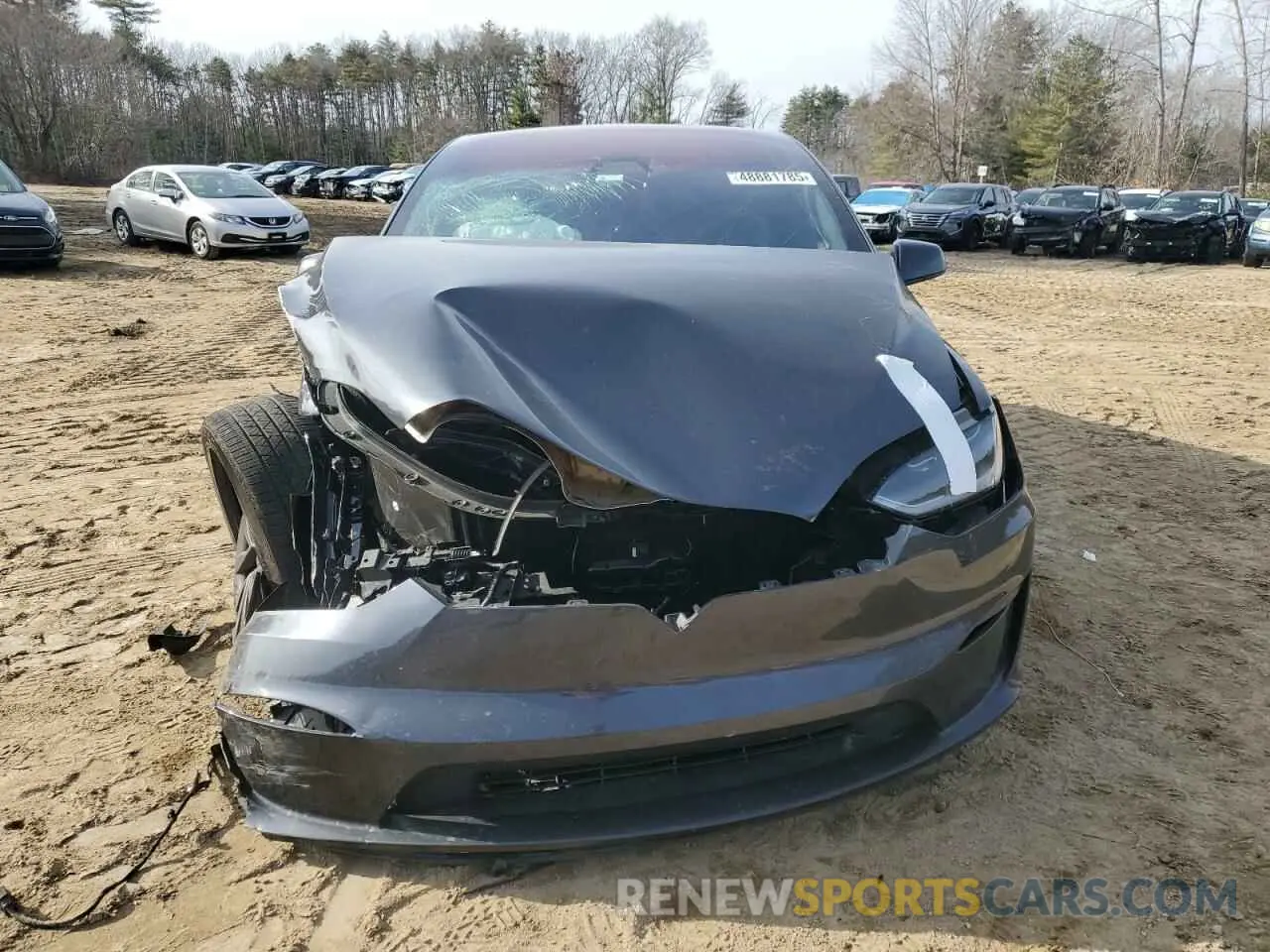 5 Фотография поврежденного автомобиля 7SAXCDE52RF449280 TESLA MODEL X 2024