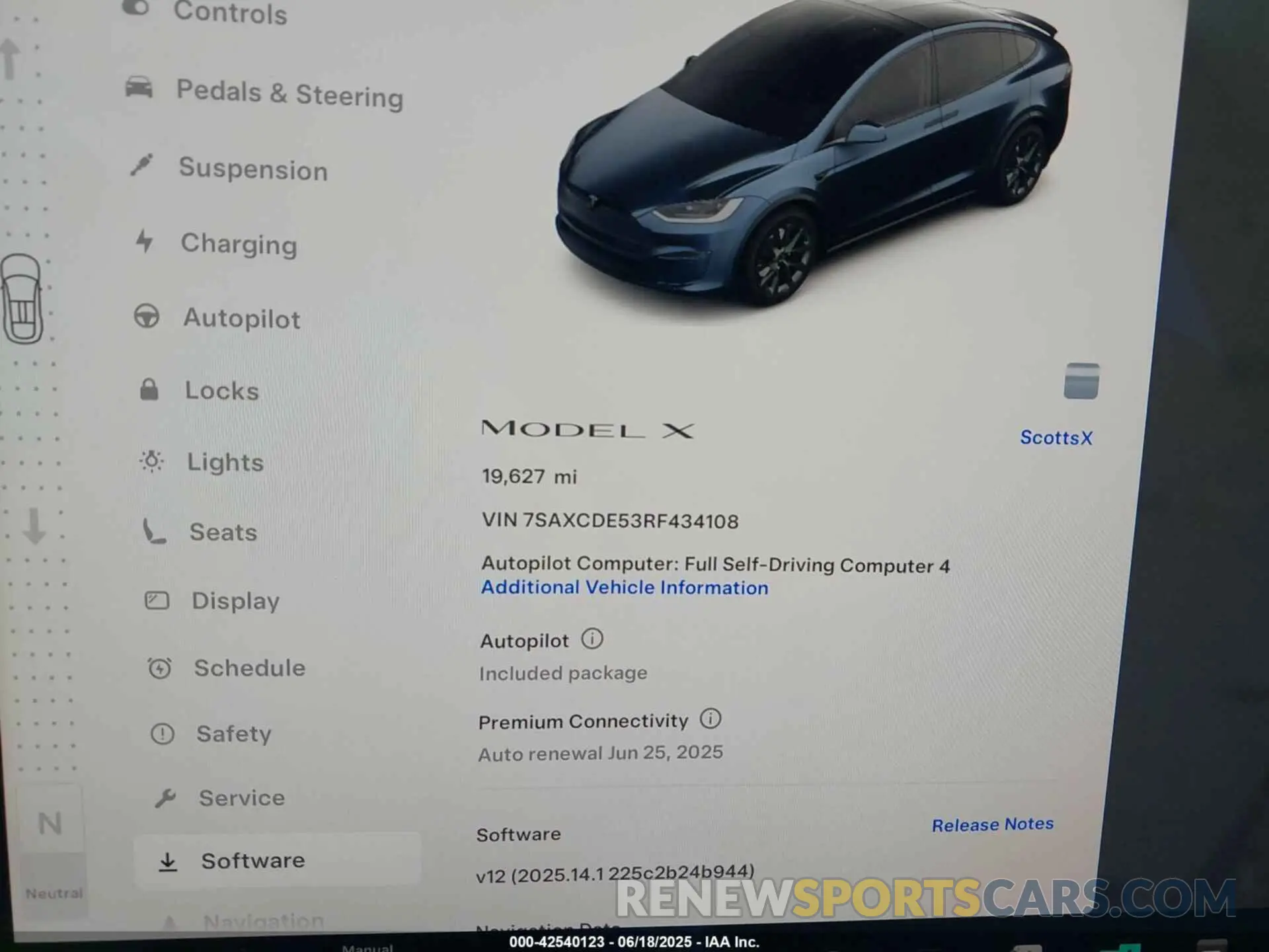 7 Фотография поврежденного автомобиля 7SAXCDE53RF434108 TESLA MODEL X 2024