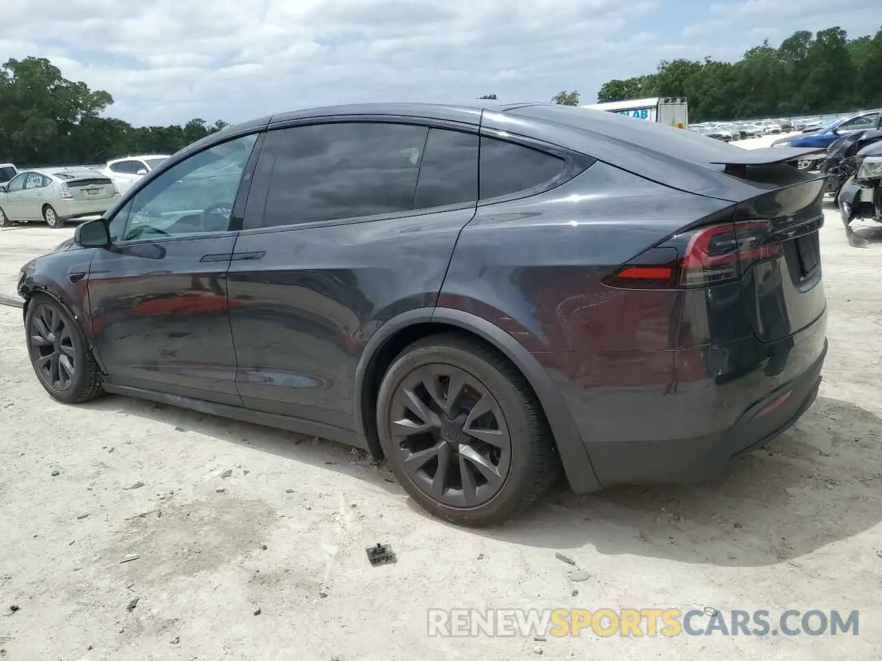 2 Фотография поврежденного автомобиля 7SAXCDE54RF445327 TESLA MODEL X 2024