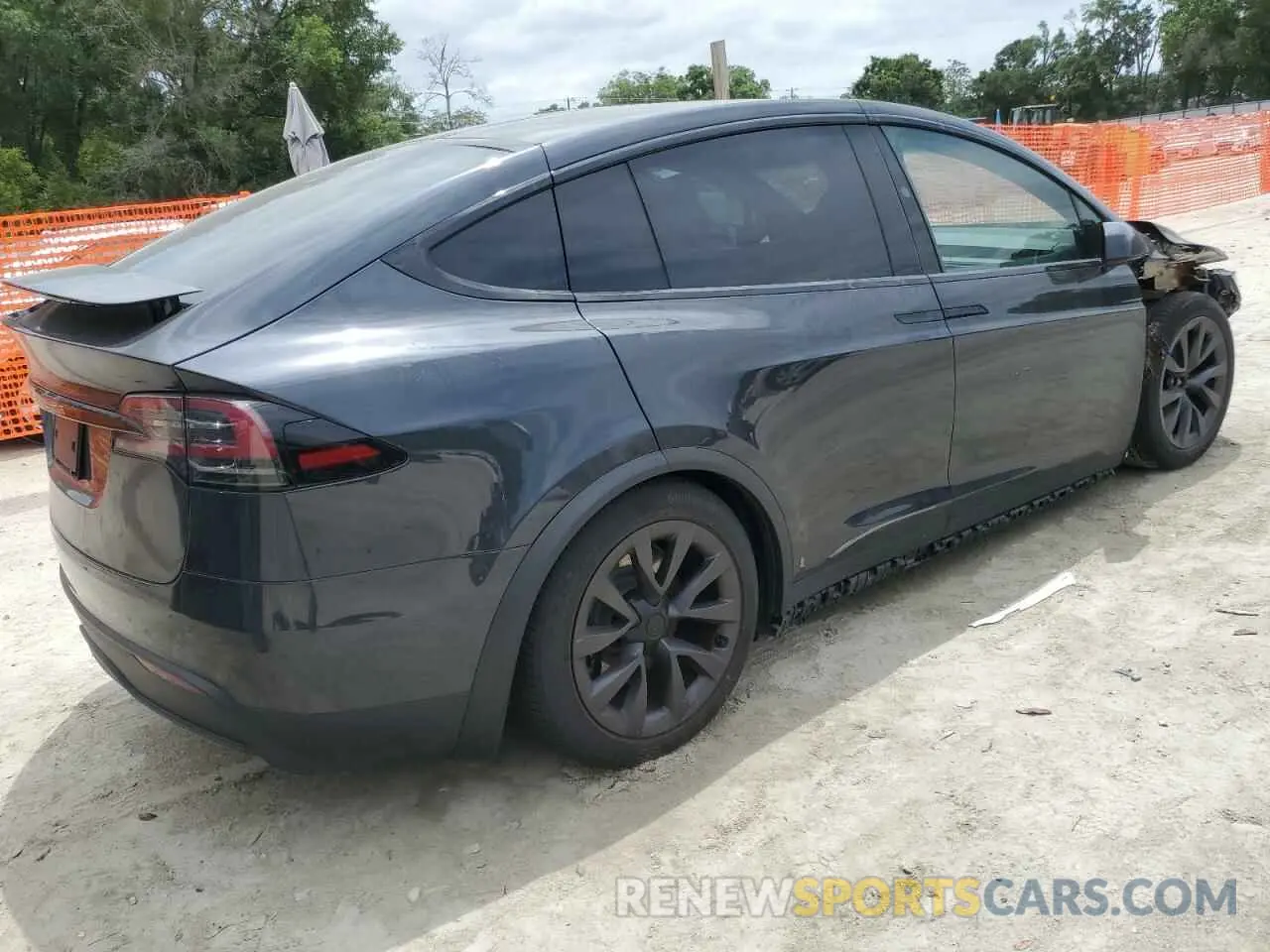 3 Фотография поврежденного автомобиля 7SAXCDE54RF445327 TESLA MODEL X 2024