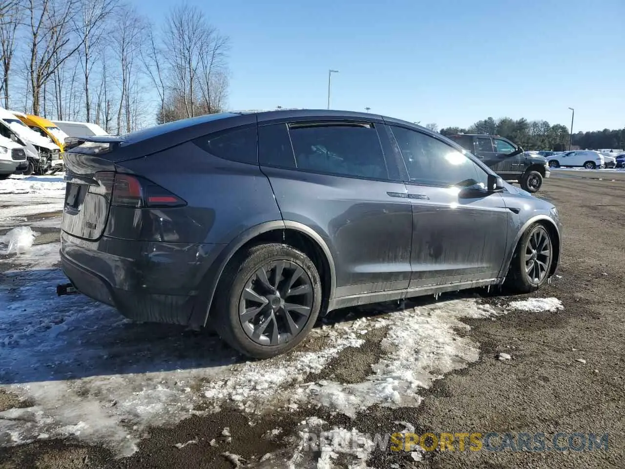 3 Фотография поврежденного автомобиля 7SAXCDE55RF433493 TESLA MODEL X 2024