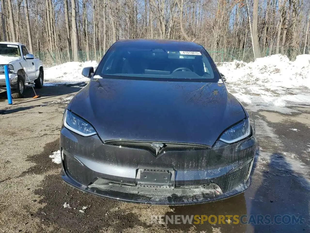 5 Фотография поврежденного автомобиля 7SAXCDE55RF433493 TESLA MODEL X 2024