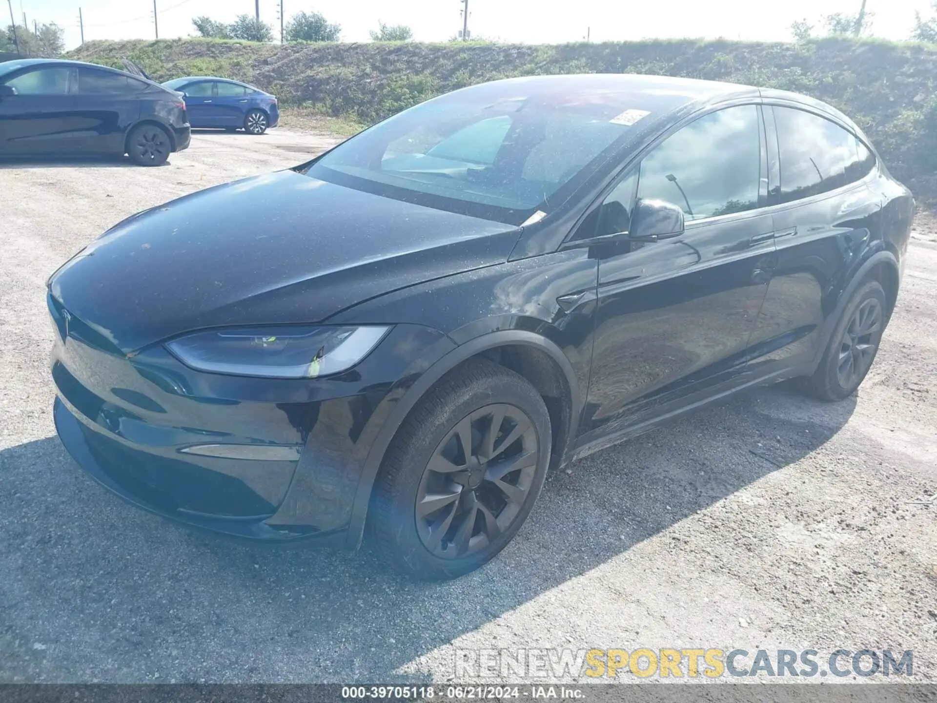 2 Photograph of a damaged car 7SAXCDE56RF446415 TESLA MODEL X 2024