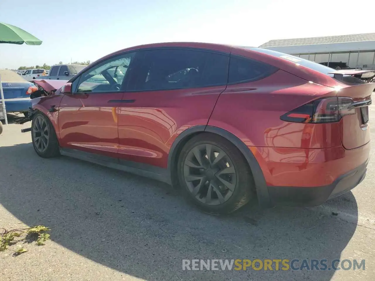 2 Photograph of a damaged car 7SAXCDE57RF433916 TESLA MODEL X 2024