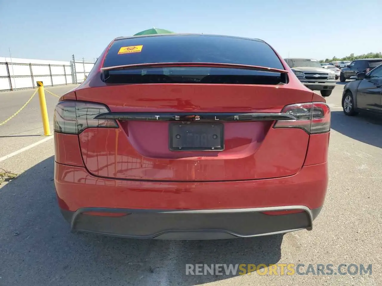 6 Photograph of a damaged car 7SAXCDE57RF433916 TESLA MODEL X 2024