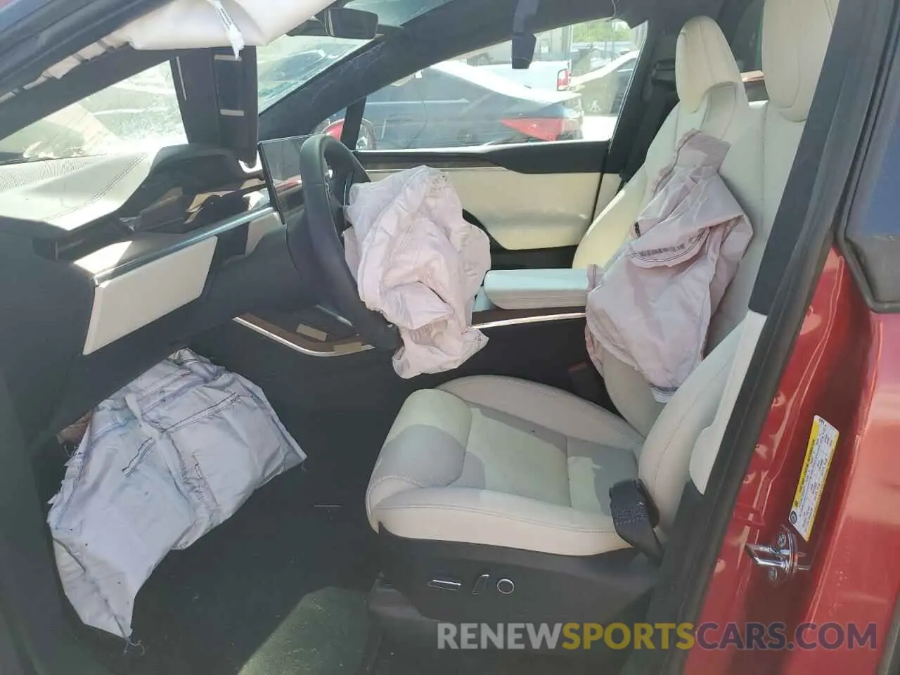 7 Photograph of a damaged car 7SAXCDE57RF433916 TESLA MODEL X 2024