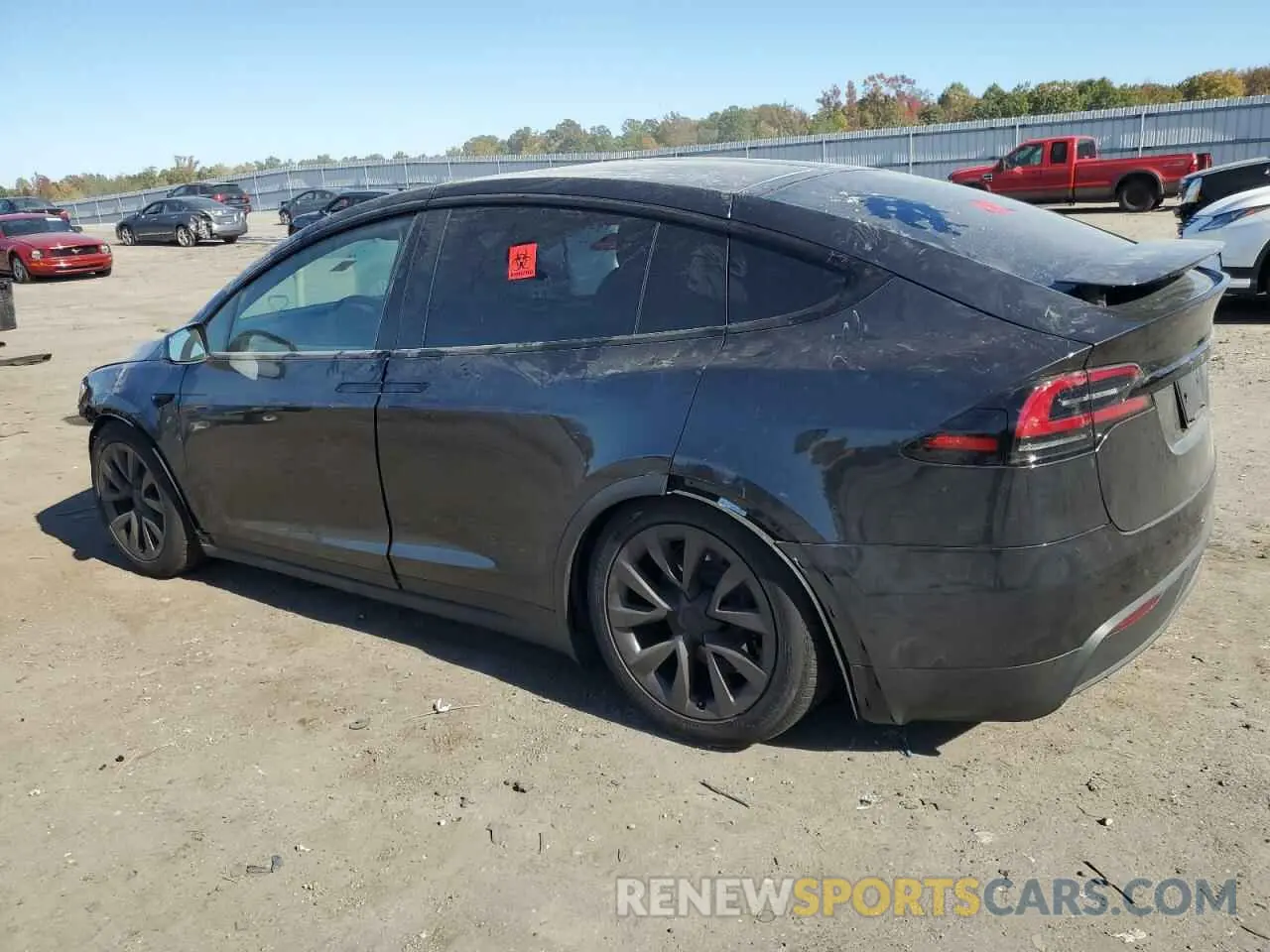 2 Photograph of a damaged car 7SAXCDE57RF442048 TESLA MODEL X 2024