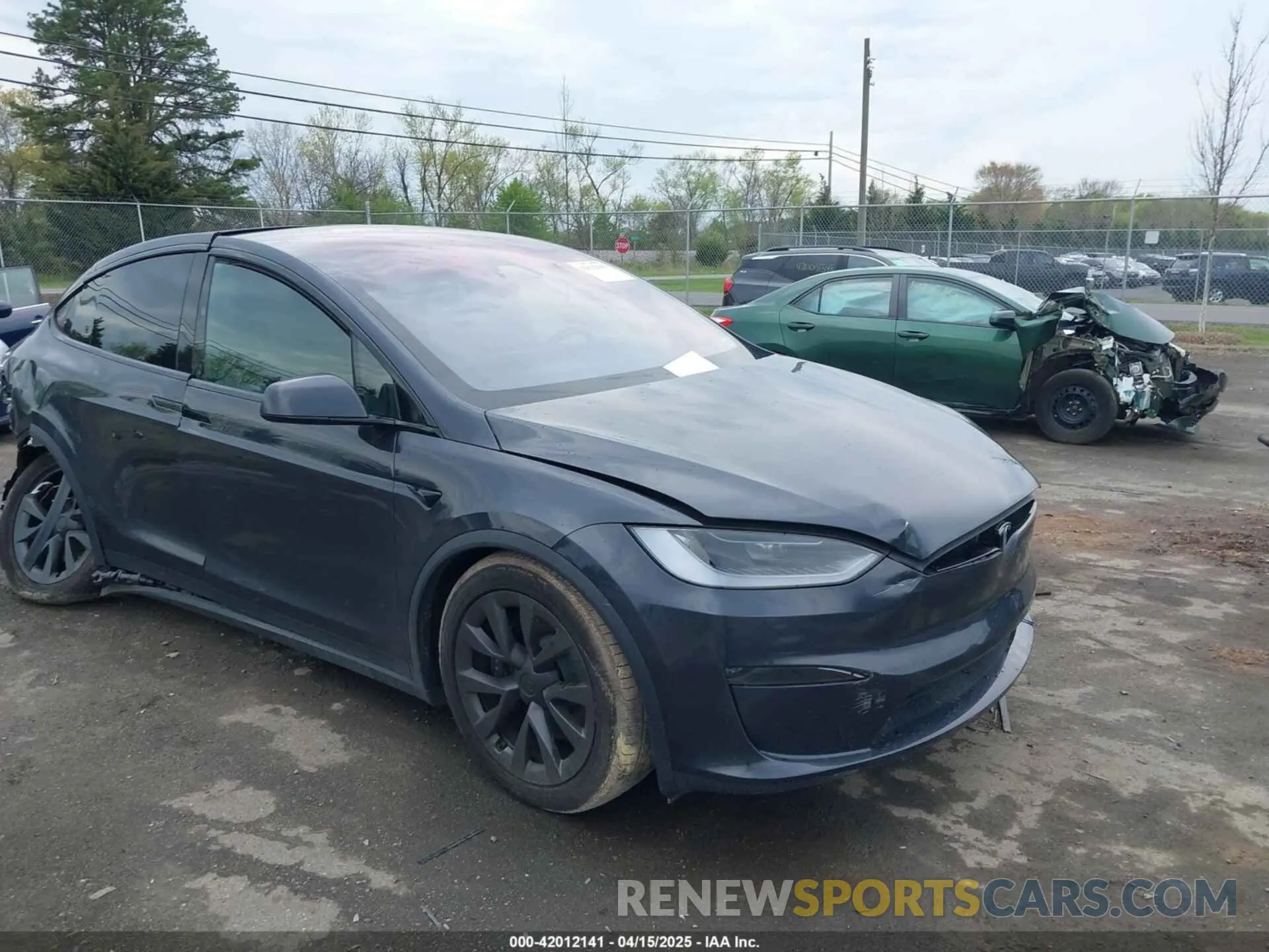 1 Фотография поврежденного автомобиля 7SAXCDE57RF445547 TESLA MODEL X 2024