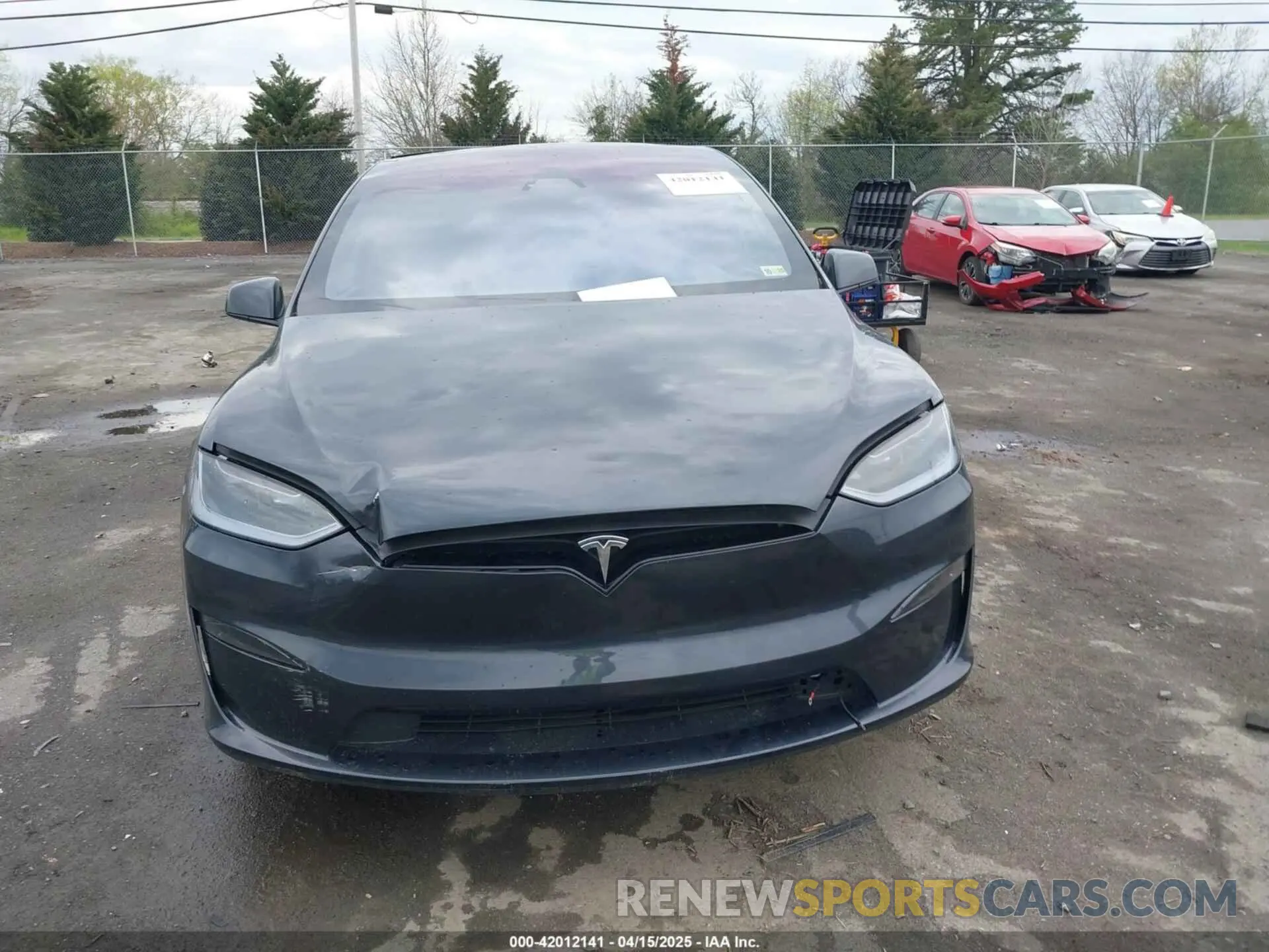 12 Фотография поврежденного автомобиля 7SAXCDE57RF445547 TESLA MODEL X 2024