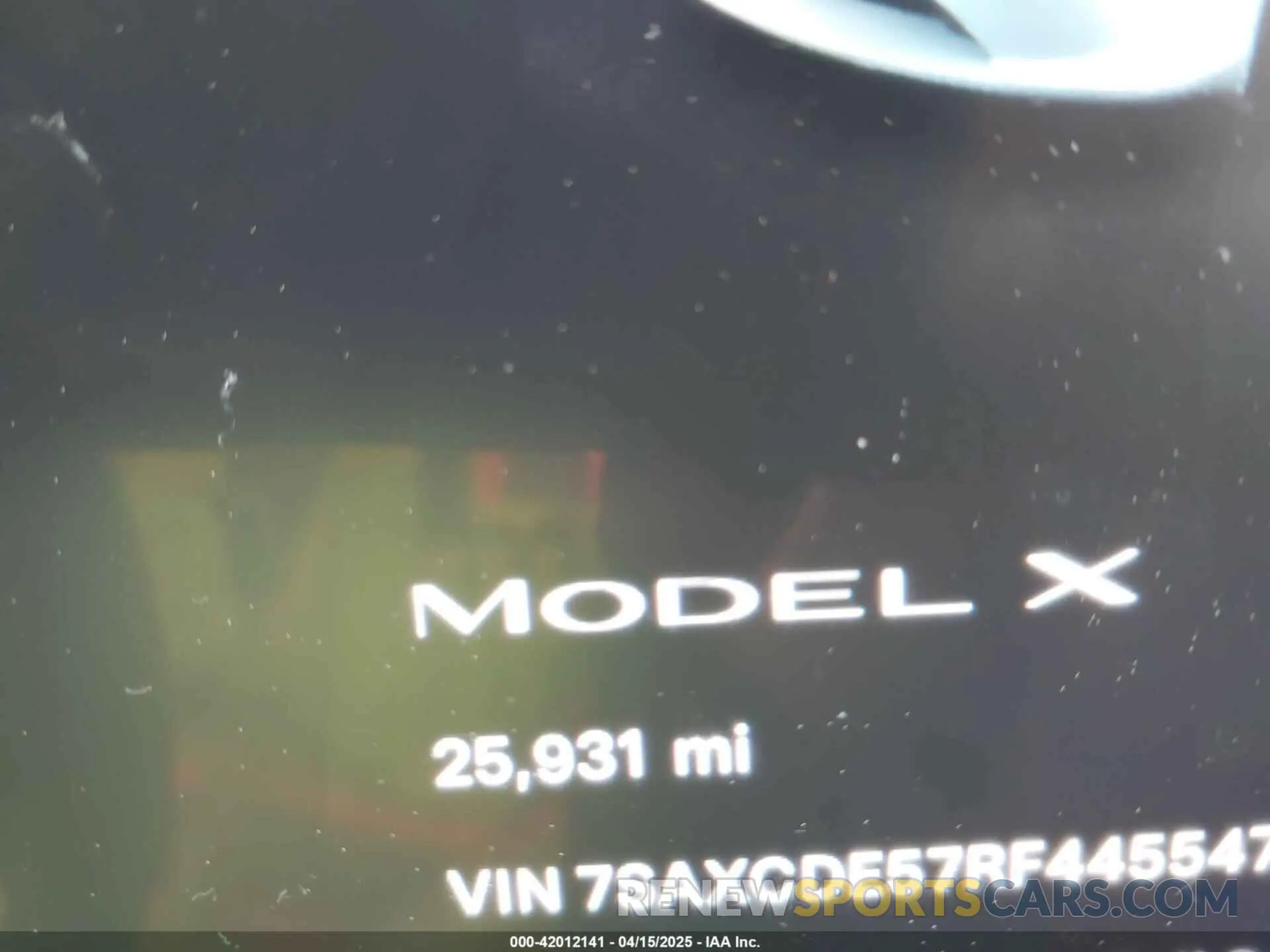 15 Фотография поврежденного автомобиля 7SAXCDE57RF445547 TESLA MODEL X 2024