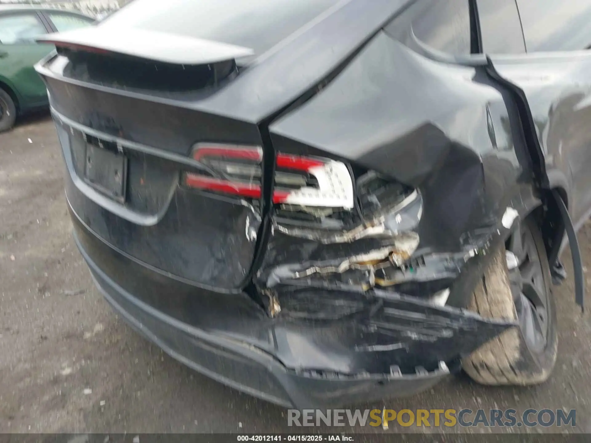 6 Фотография поврежденного автомобиля 7SAXCDE57RF445547 TESLA MODEL X 2024