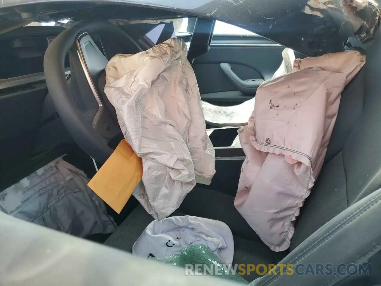 7 Photograph of a damaged car 7SAXCDE58RF444701 TESLA MODEL X 2024