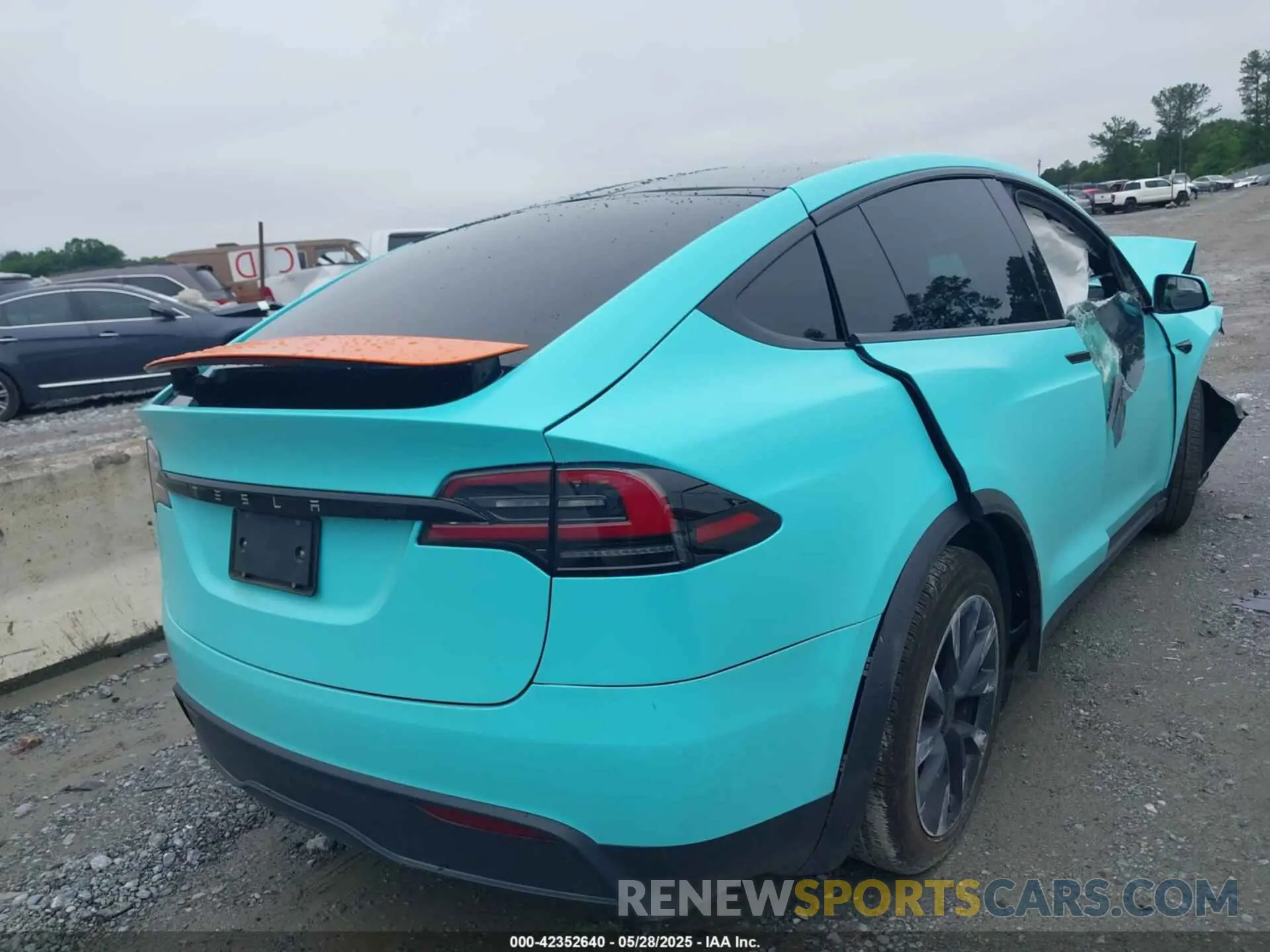 4 Фотография поврежденного автомобиля 7SAXCDE5XRF449317 TESLA MODEL X 2024