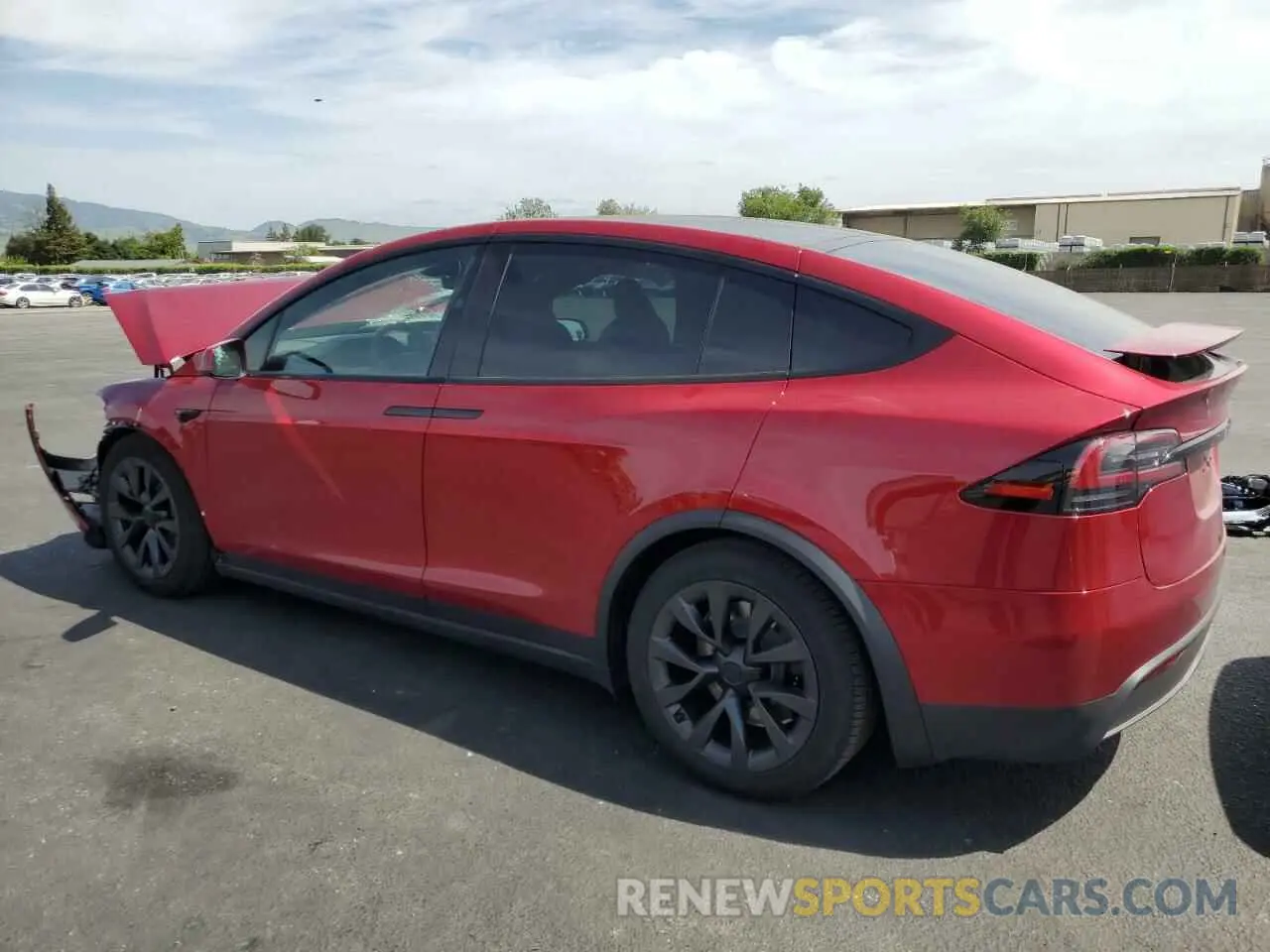 2 Photograph of a damaged car 7SAXCBE5XSF462305 TESLA MODEL X 2025