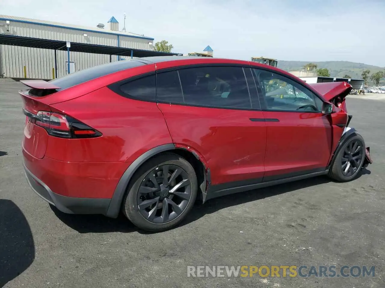 3 Photograph of a damaged car 7SAXCBE5XSF462305 TESLA MODEL X 2025