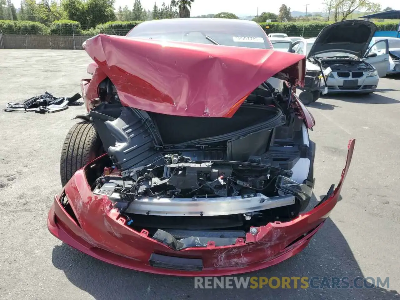 5 Photograph of a damaged car 7SAXCBE5XSF462305 TESLA MODEL X 2025