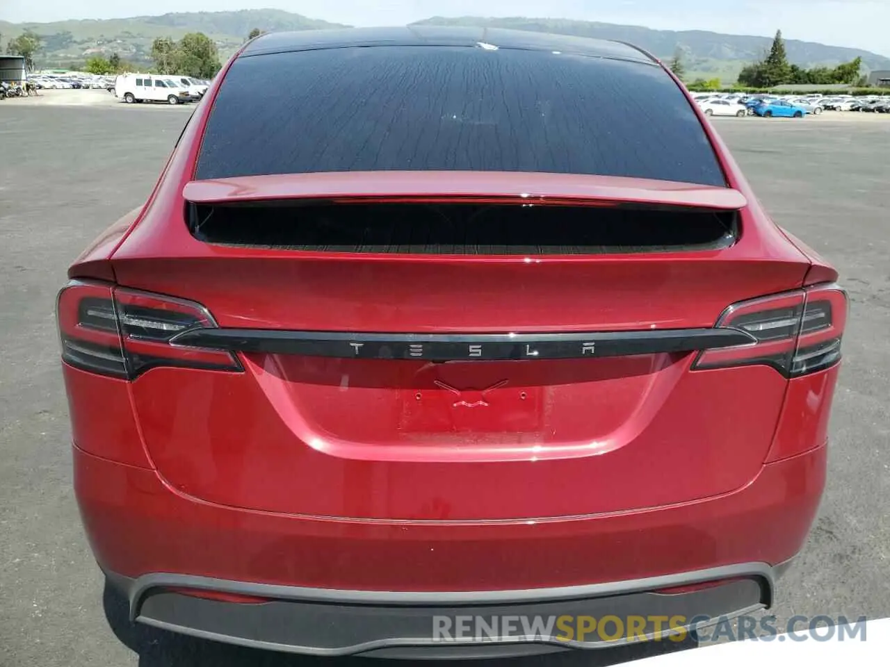 6 Photograph of a damaged car 7SAXCBE5XSF462305 TESLA MODEL X 2025