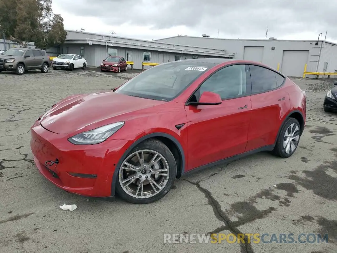 1 Фотография поврежденного автомобиля 5YJYGDEE0LF015324 TESLA MODEL Y 2020