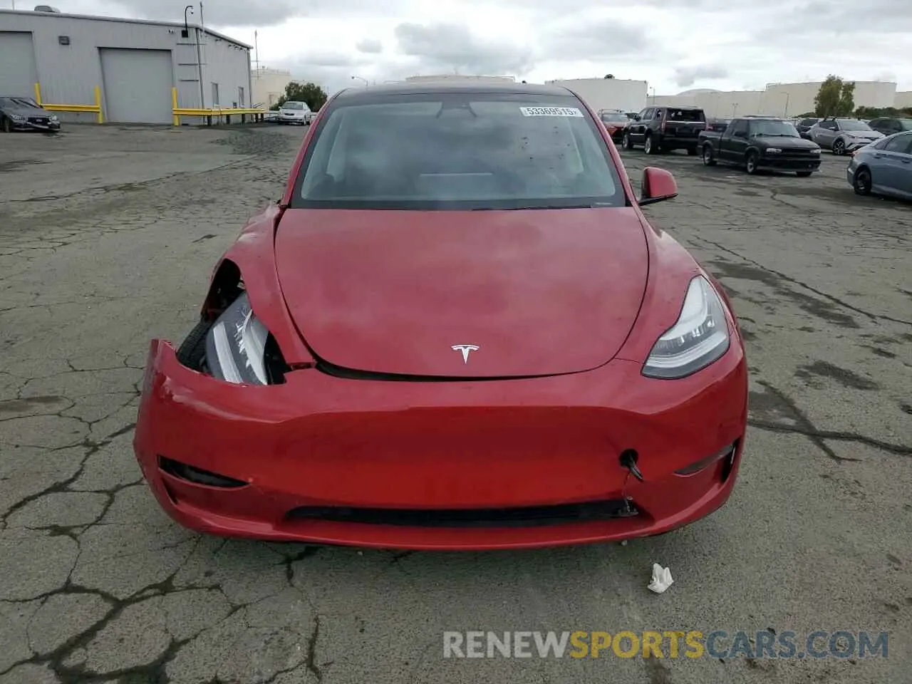 5 Фотография поврежденного автомобиля 5YJYGDEE0LF015324 TESLA MODEL Y 2020