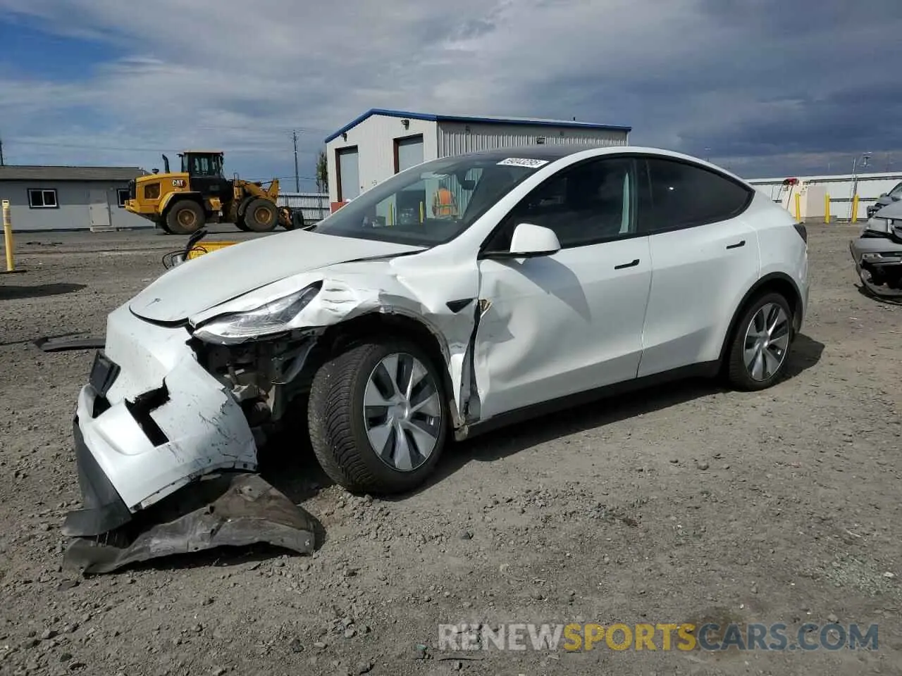 1 Photograph of a damaged car 5YJYGDEE0LF015680 TESLA MODEL Y 2020