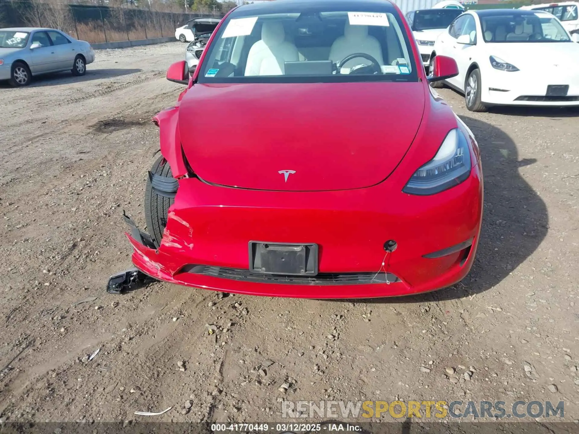 12 Photograph of a damaged car 5YJYGDEE0LF020037 TESLA MODEL Y 2020