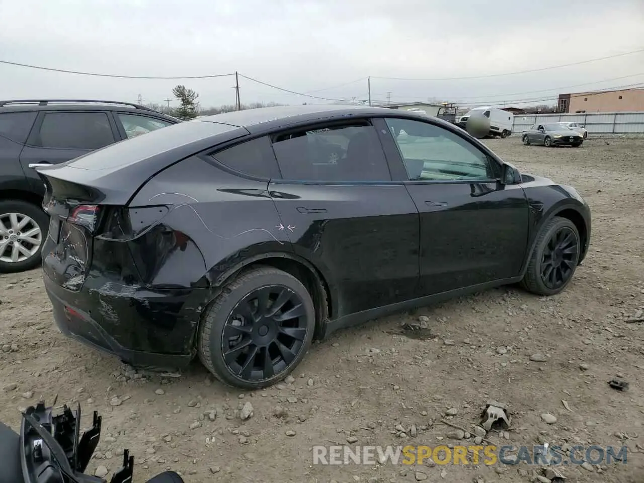 3 Photograph of a damaged car 5YJYGDEE0LF045391 TESLA MODEL Y 2020