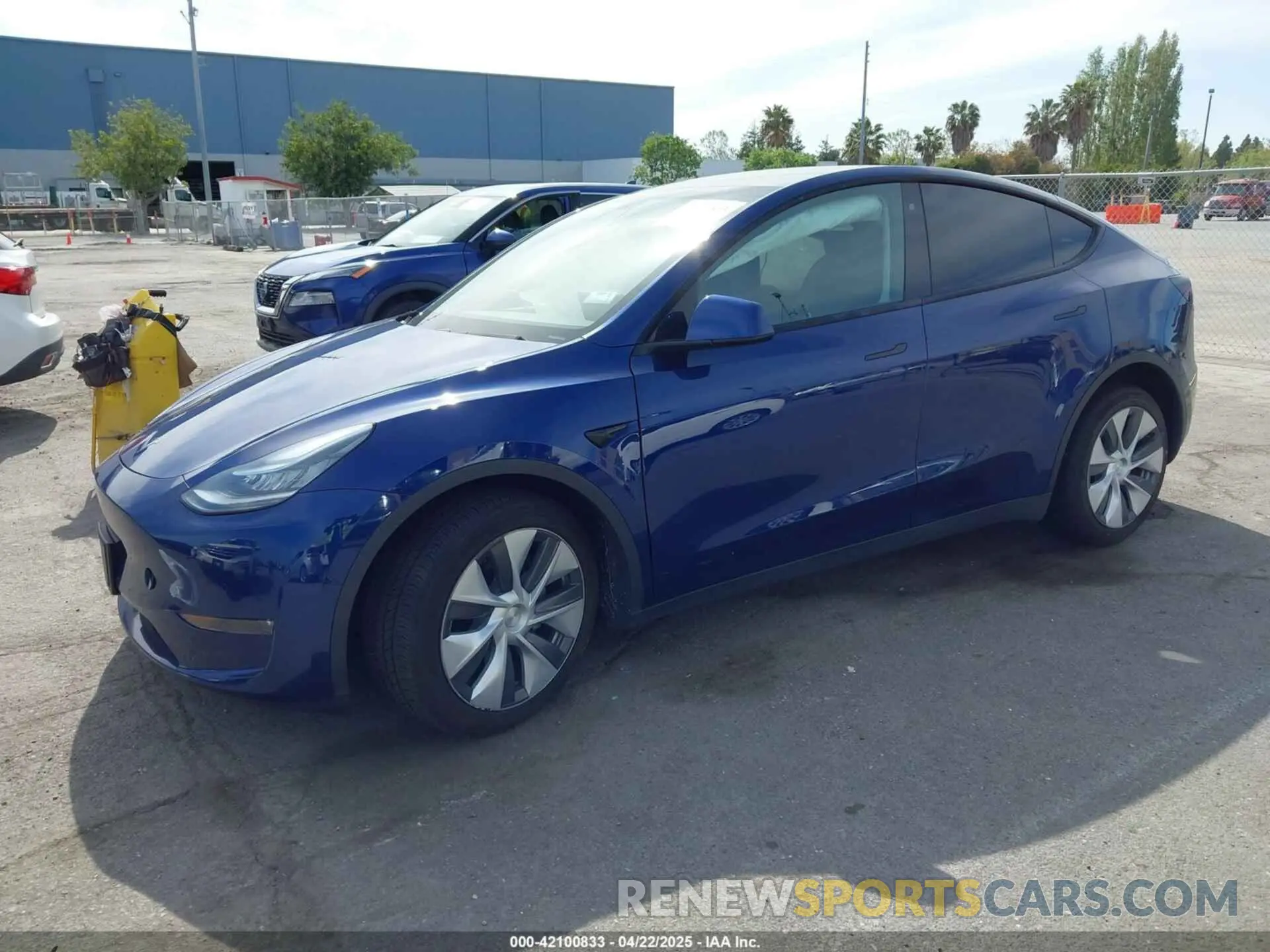 2 Photograph of a damaged car 5YJYGDEE1LF006227 TESLA MODEL Y 2020