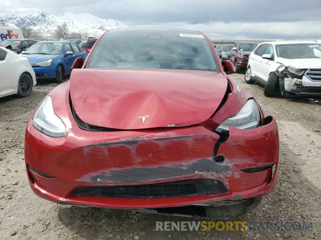 5 Photograph of a damaged car 5YJYGDEE1LF009967 TESLA MODEL Y 2020