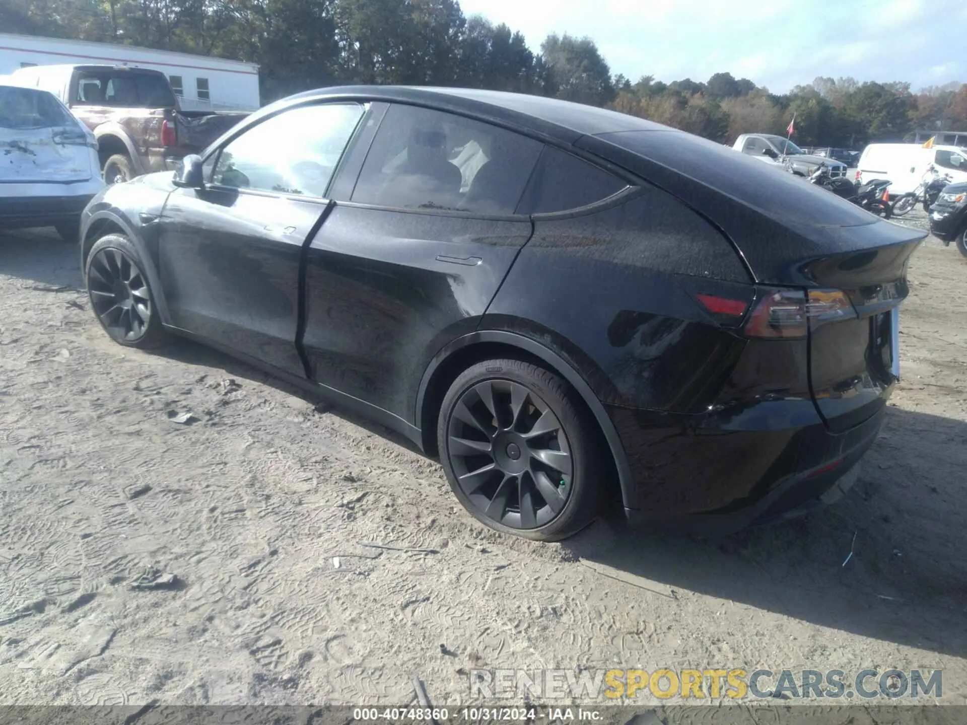 3 Фотография поврежденного автомобиля 5YJYGDEE1LF025442 TESLA MODEL Y 2020