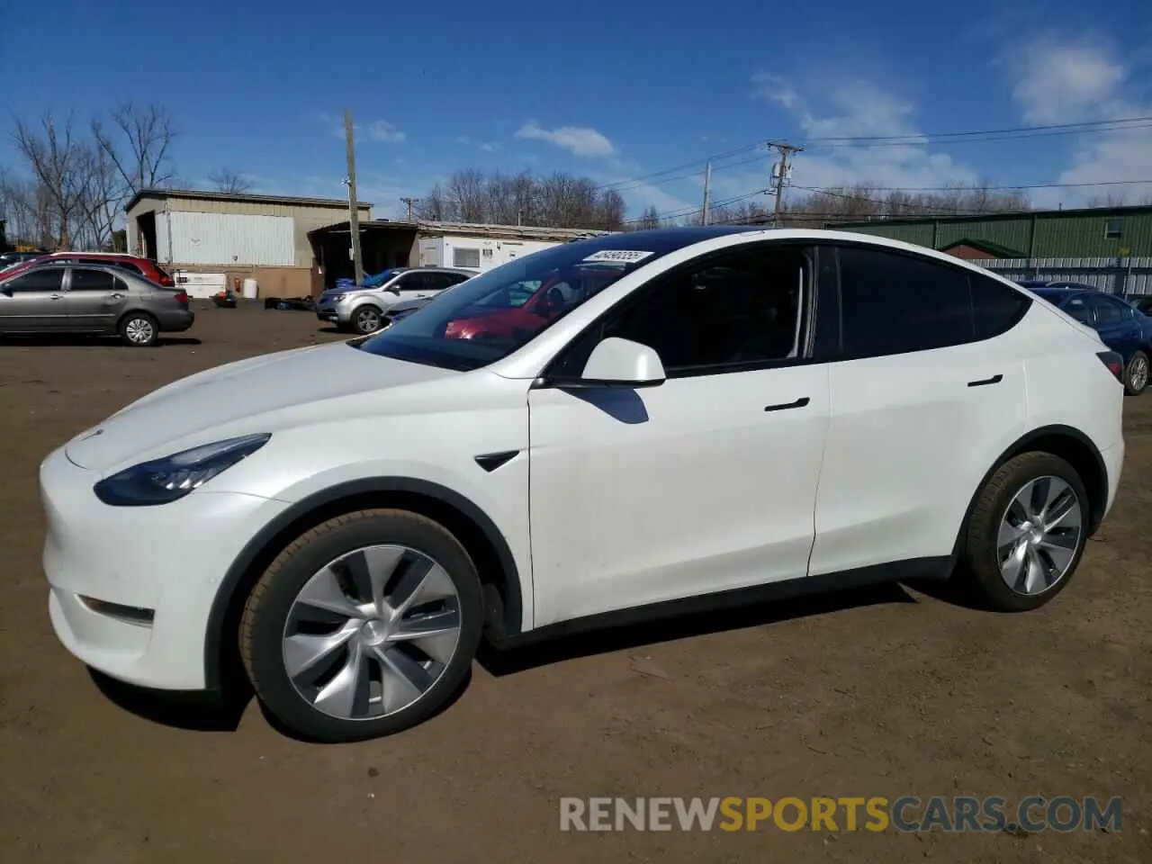 1 Photograph of a damaged car 5YJYGDEE2LF016930 TESLA MODEL Y 2020