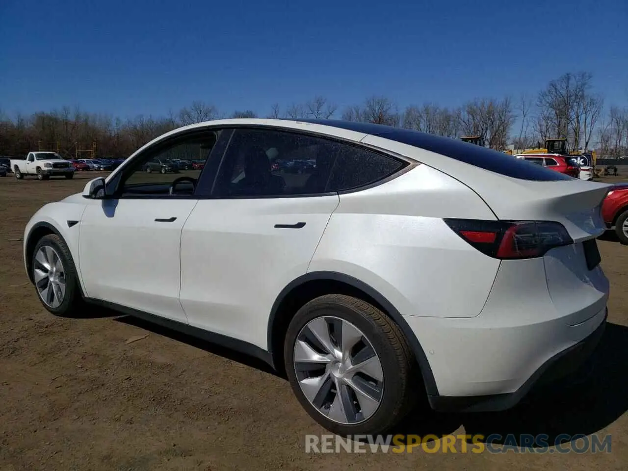 2 Photograph of a damaged car 5YJYGDEE2LF016930 TESLA MODEL Y 2020