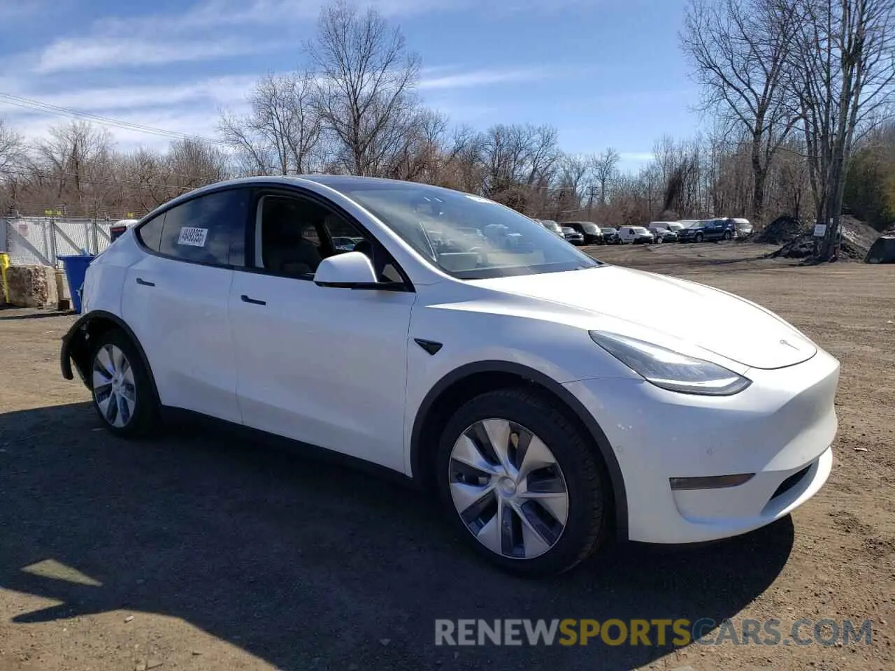 4 Photograph of a damaged car 5YJYGDEE2LF016930 TESLA MODEL Y 2020