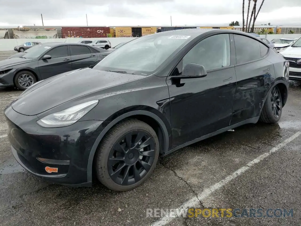 1 Фотография поврежденного автомобиля 5YJYGDEE2LF018466 TESLA MODEL Y 2020