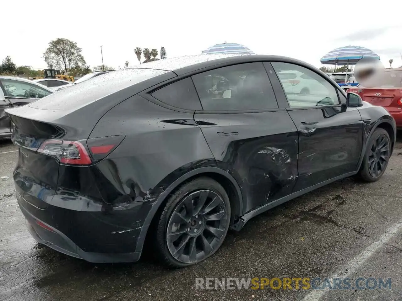 3 Фотография поврежденного автомобиля 5YJYGDEE2LF018466 TESLA MODEL Y 2020