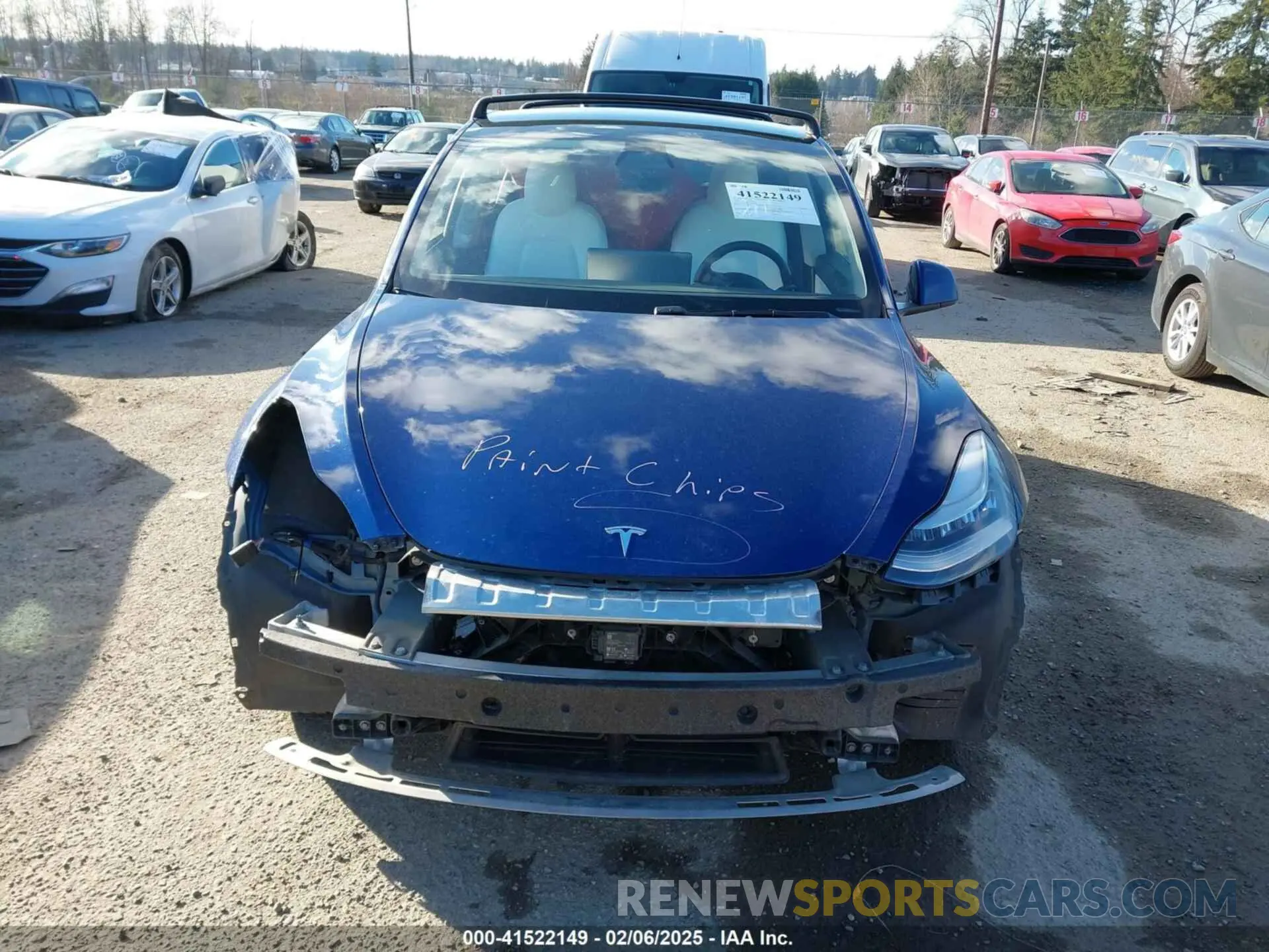 13 Photograph of a damaged car 5YJYGDEE2LF031136 TESLA MODEL Y 2020