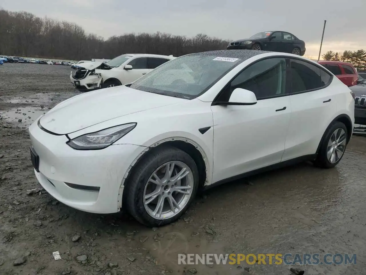 1 Фотография поврежденного автомобиля 5YJYGDEE2LF035980 TESLA MODEL Y 2020