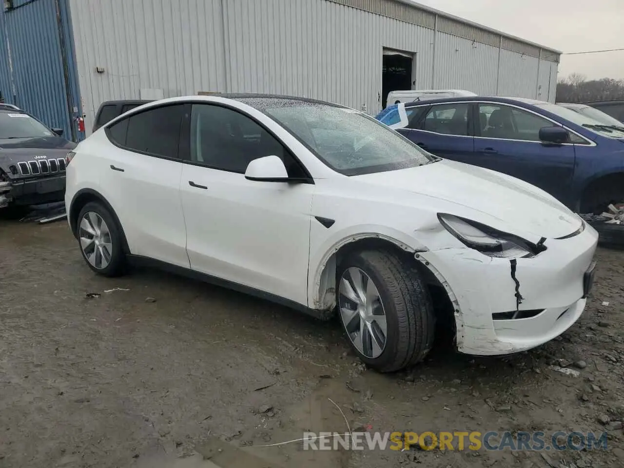 4 Фотография поврежденного автомобиля 5YJYGDEE2LF035980 TESLA MODEL Y 2020