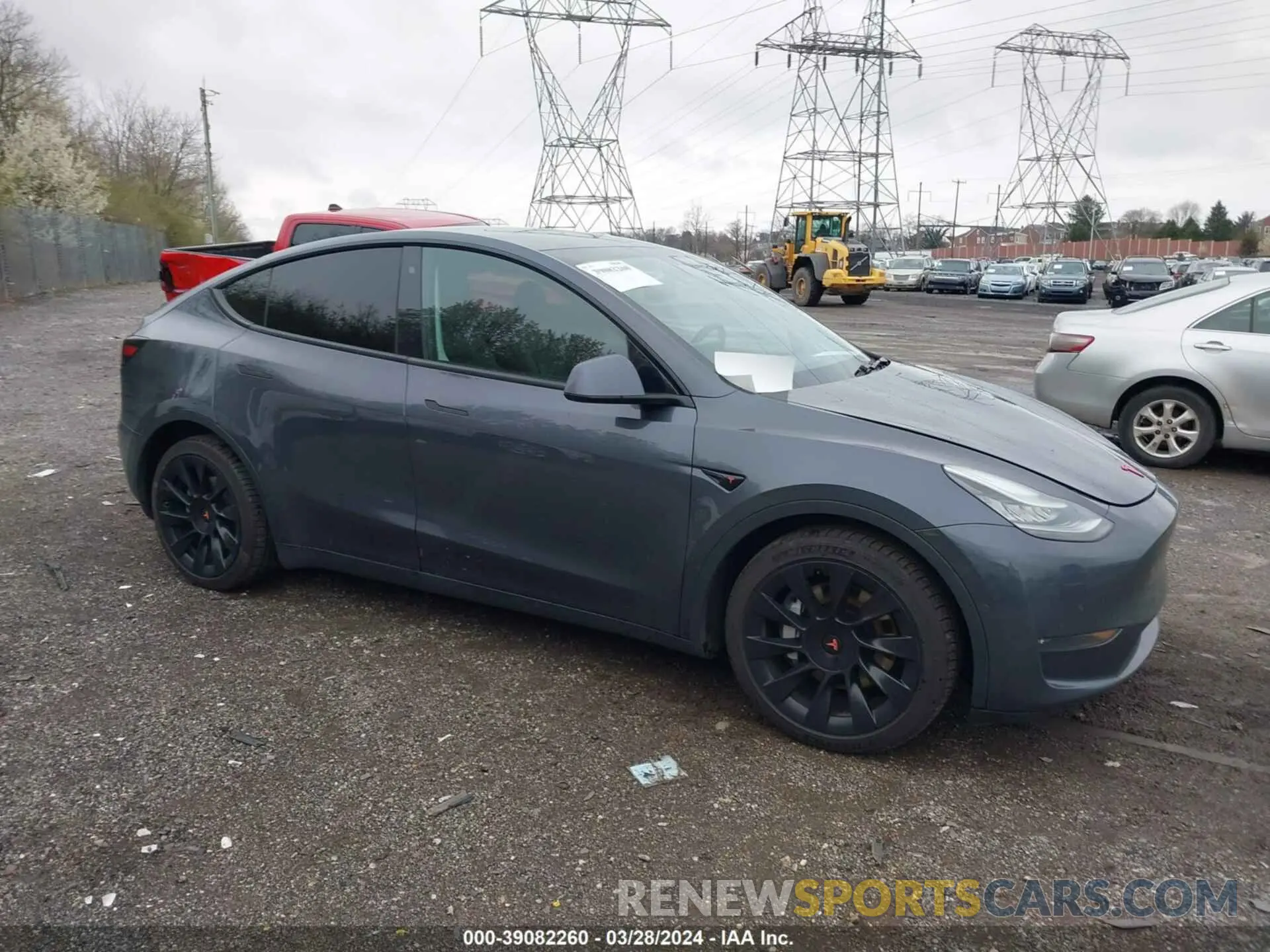 1 Photograph of a damaged car 5YJYGDEE2LF045859 TESLA MODEL Y 2020