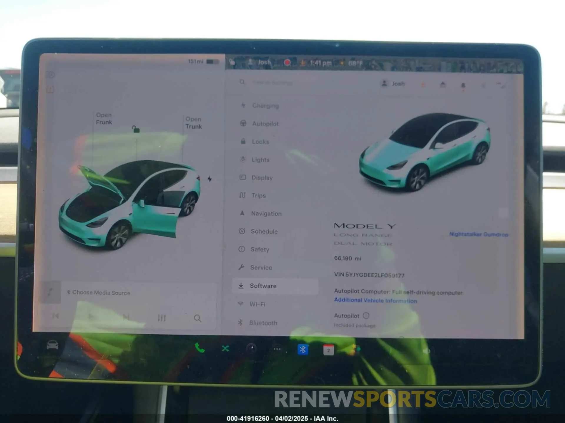 7 Photograph of a damaged car 5YJYGDEE2LF059177 TESLA MODEL Y 2020
