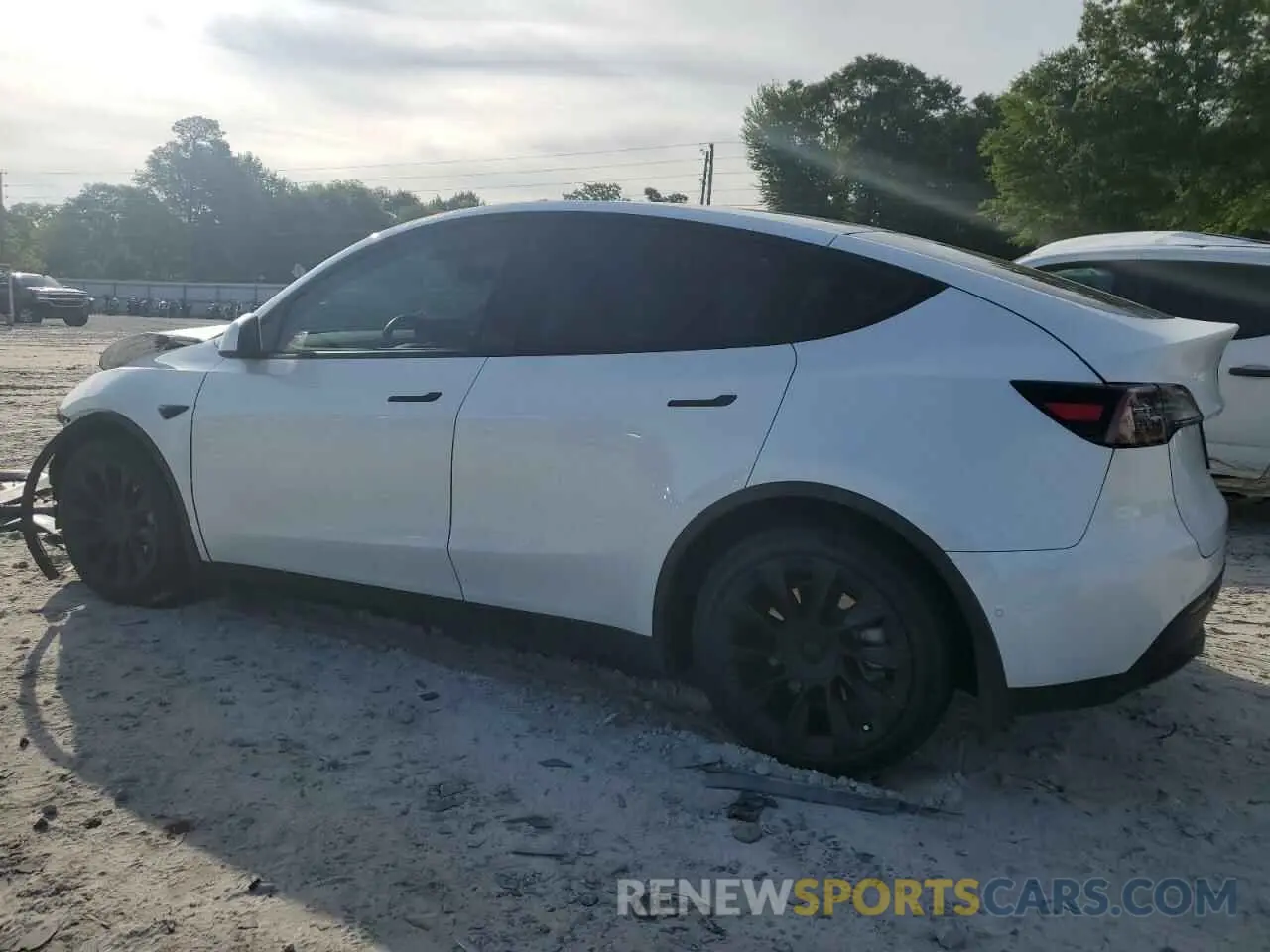 2 Photograph of a damaged car 5YJYGDEE3LF012837 TESLA MODEL Y 2020