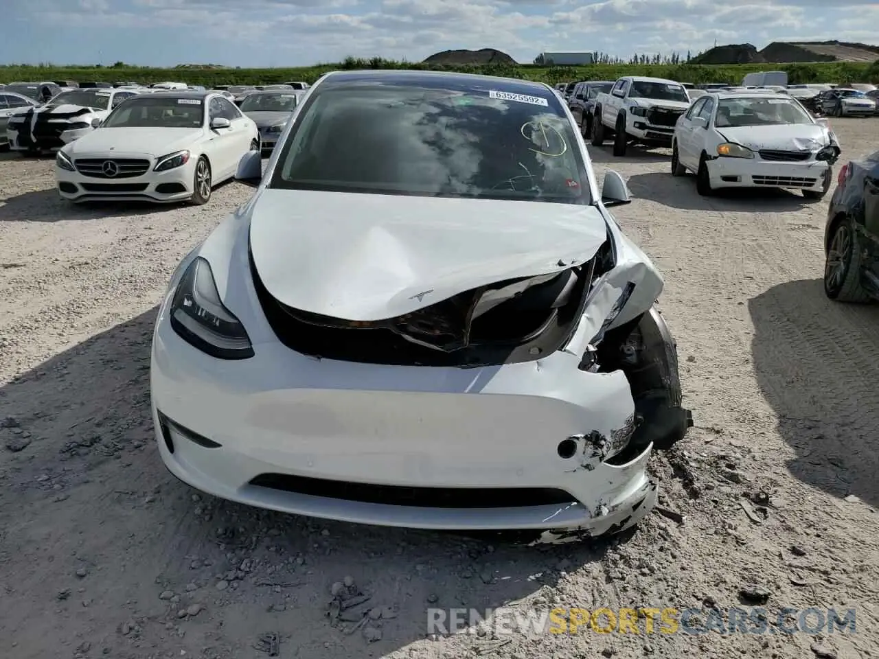 9 Фотография поврежденного автомобиля 5YJYGDEE3LF013518 TESLA MODEL Y 2020