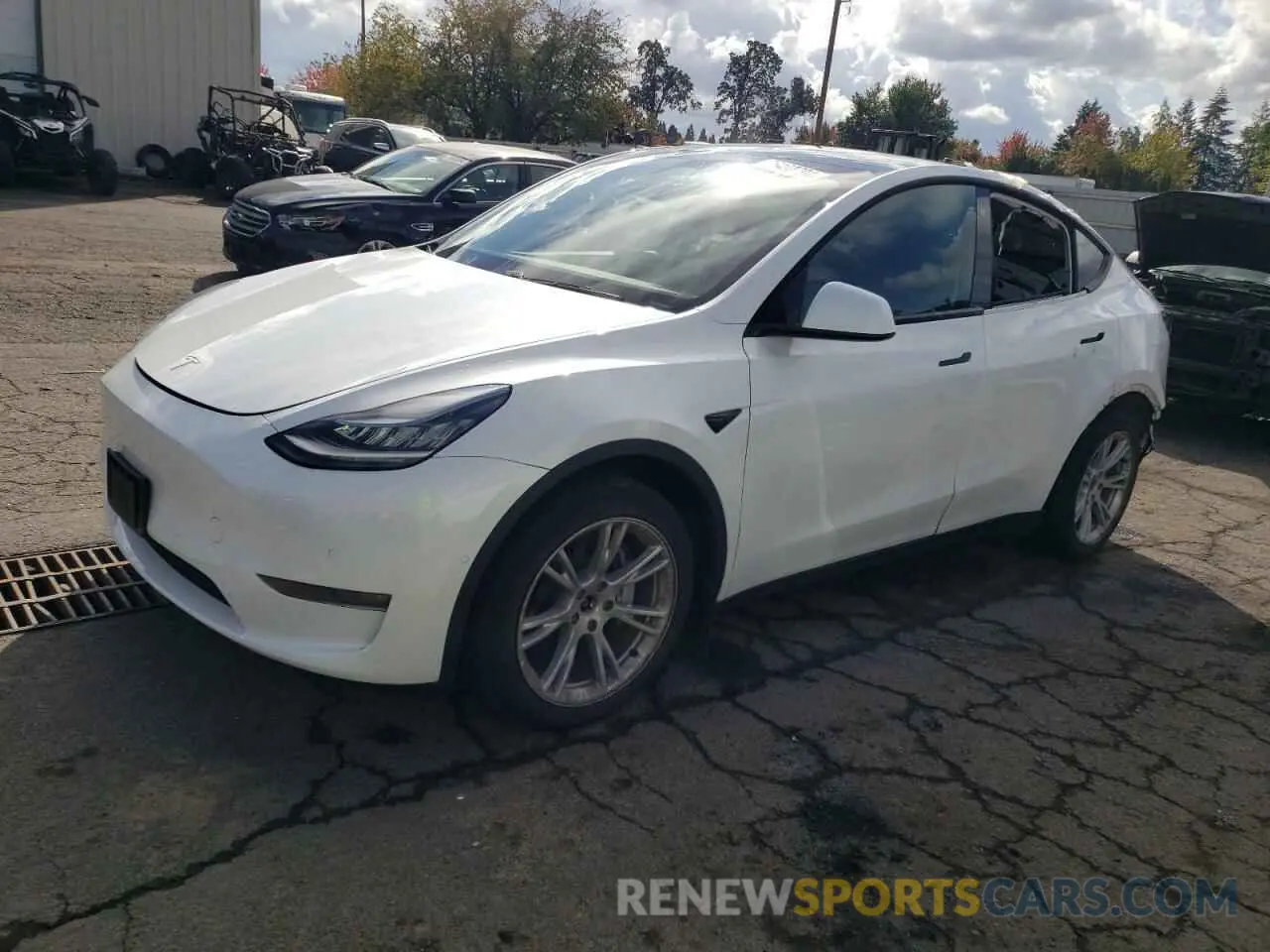1 Фотография поврежденного автомобиля 5YJYGDEE3LF014216 TESLA MODEL Y 2020