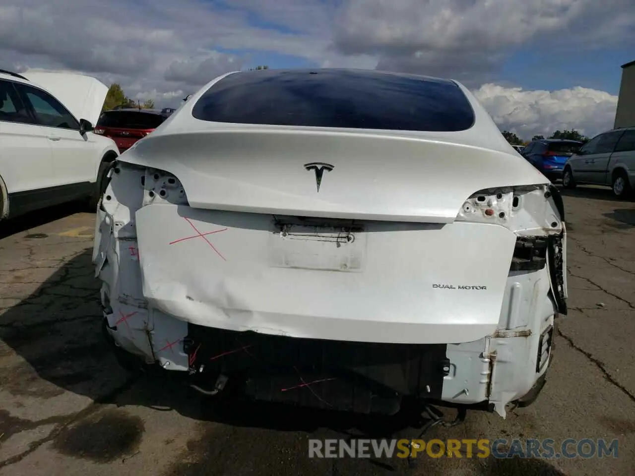 6 Фотография поврежденного автомобиля 5YJYGDEE3LF014216 TESLA MODEL Y 2020