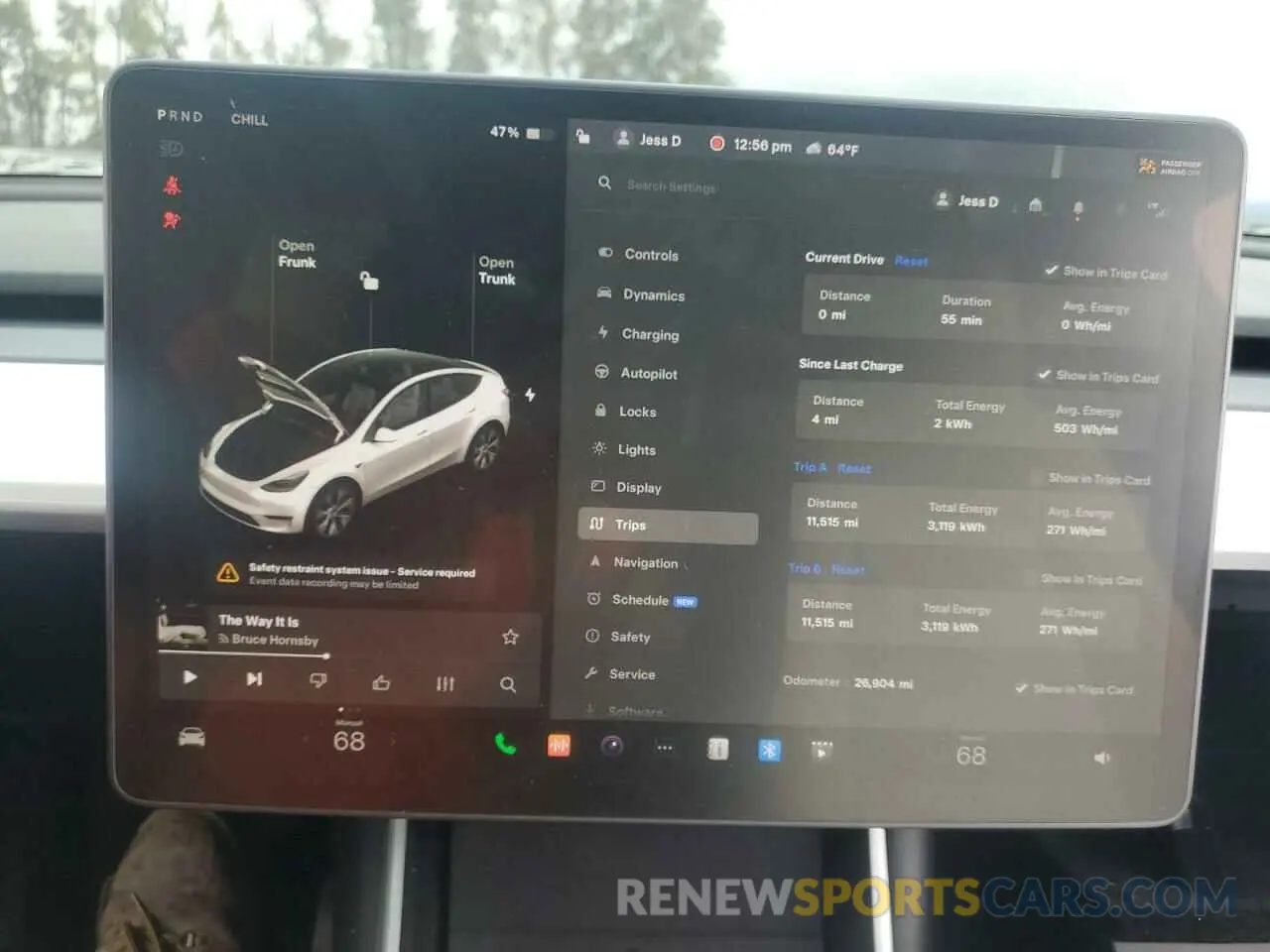 9 Photograph of a damaged car 5YJYGDEE3LF023935 TESLA MODEL Y 2020