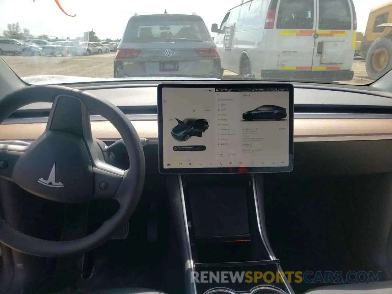 9 Photograph of a damaged car 5YJYGDEE3LF037950 TESLA MODEL Y 2020